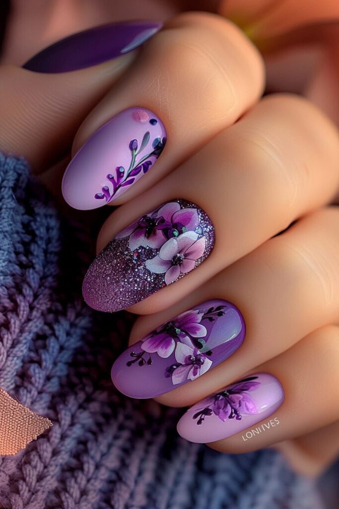 Purple Orchid Elegance